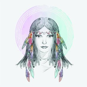 Placa Decorativa Desenho Mulher Colorida Placa Decorativa Desenho Mulher Colorida