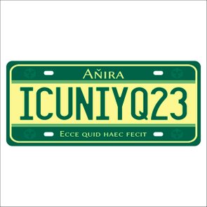 Placa Decorativa Vintage de Carro em Mdf - Anira Ecce Quid Haec Fecit Placa Decorativa Vintage de Carro em Mdf - Anira Ecce Quid Haec Fecit