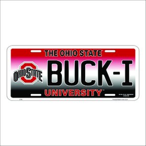 Placa Decorativa Vintage de Carro em Mdf - The Ohio State University Placa Decorativa Vintage de Carro em Mdf - The Ohio State University