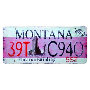 Placa Decorativa Vintage de Carro em Mdf - Montana Placa Decorativa Vintage de Carro em Mdf - Montana