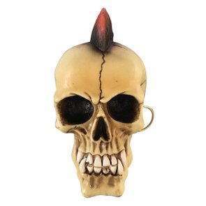 Caveira Grande de Resina Red Punk  - URBAN Caveira Grande de Resina Red Punk  - URBAN