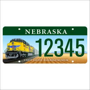 Placa Decorativa Vintage de Carro em Mdf - Nebraska Placa Decorativa Vintage de Carro em Mdf - Nebraska