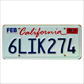 Placa Decorativa Vintage de Carro em Mdf - California Placa Decorativa Vintage de Carro em Mdf - California