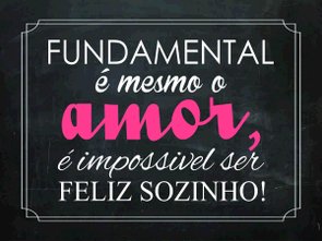 Placa Decorativa Frase Fundamental é Mesmo o Amor, é Impossível ser Feliz Sozinho Placa Decorativa Frase Fundamental é Mesmo o Amor, é Impossível ser Feliz Sozinho
