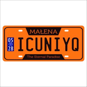 Placa Decorativa Vintage de Carro em Mdf - Malena the Eternal Paradise Placa Decorativa Vintage de Carro em Mdf - Malena the Eternal Paradise