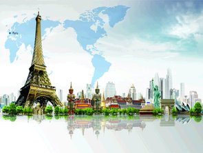 Placa Decorativa Pontos Turísticos Placa Decorativa Pontos Turísticos