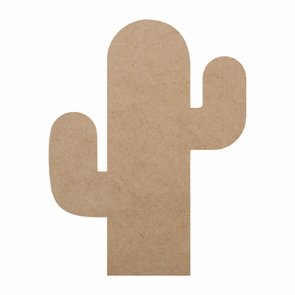 Aplique de Mdf 3mm para Artesanato em Forma de Cactos Aplique de Mdf 3mm para Artesanato em Forma de Cactos