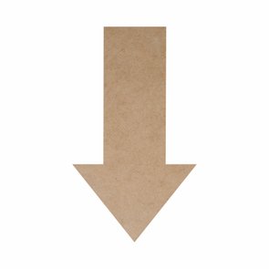 Aplique de Mdf 3mm para Artesanato em Forma de Seta Indicativa Reta Aplique de Mdf 3mm para Artesanato em Forma de Seta Indicativa Reta