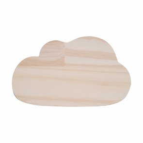 Tábua de Pinus Recortada para Artesanato em Forma de Nuvem Tábua de Pinus Recortada para Artesanato em Forma de Nuvem