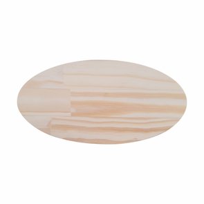 Tábua de Pinus Recortada para Artesanato em Forma Oval Tábua de Pinus Recortada para Artesanato em Forma Oval