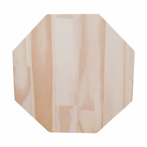 Tábua de Pinus Recortada para Artesanato em Forma de Octógono Tábua de Pinus Recortada para Artesanato em Forma de Octógono