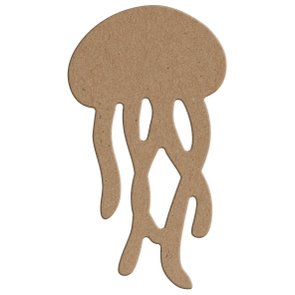 Aplique em Forma de Água Viva em Mdf Aplique em Forma de Água Viva em Mdf