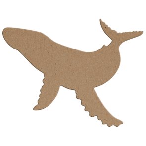 Aplique em Forma de Baleia em Mdf Aplique em Forma de Baleia em Mdf