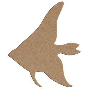 Aplique em Forma de Peixe em Mdf Aplique em Forma de Peixe em Mdf