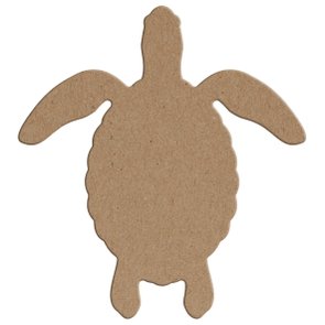 Aplique em Forma de Tartaruga em Mdf Aplique em Forma de Tartaruga em Mdf