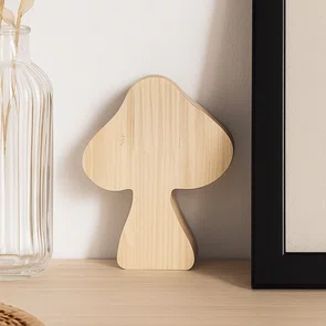 Tábua de Madeira Pinus Recortada para Artesanato Em Forma De Cogumelo Tábua de Madeira Pinus Recortada para Artesanato Em Forma De Cogumelo