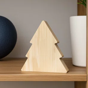 Tábua de Madeira Pinus Recortada para Artesanato Em Forma De Pinheiro Tábua de Madeira Pinus Recortada para Artesanato Em Forma De Pinheiro