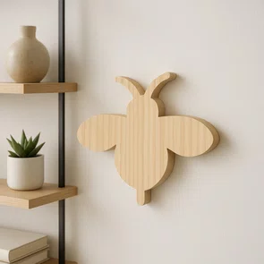 Tábua de Madeira Pinus Recortada para Artesanato Em Forma De Abelha Tábua de Madeira Pinus Recortada para Artesanato Em Forma De Abelha