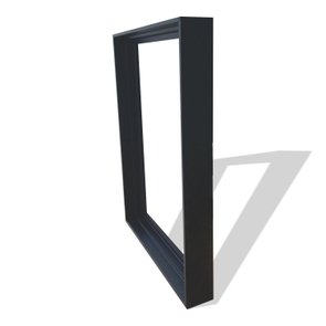 Armação de Moldura Canaleta Personalizada Flutuante Lisa Revestida para Telas Decorativas - 2x4,8 Armação de Moldura Canaleta Personalizada Flutuante Lisa Revestida para Telas Decorativas - 2x4,8