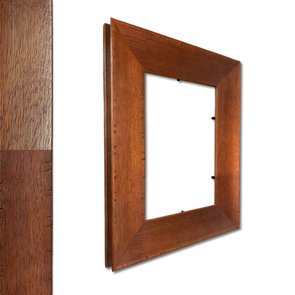 Armação De Moldura Chanfrada com Acabamento Côncavo Estilo Madeira Rústica - 5x2,1 Armação De Moldura Chanfrada com Acabamento Côncavo Estilo Madeira Rústica - 5x2,1