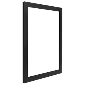 Armação de Moldura Lisa Para Quadros e Placas Decorativas Revestida 2x1