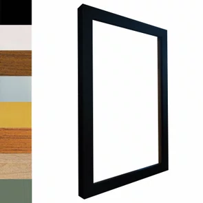 Armação de Moldura Lisa Revestida para Quadros e Fotos - 2x2