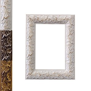 Armação de Moldura Personalizada com Gravação de Folhas Ornamentais para Quadros e Fotos - 3x1,5 Armação de Moldura Personalizada com Gravação de Folhas Ornamentais para Quadros e Fotos - 3x1,5