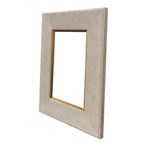 Armação de Moldura Personalizada com Gravação de Textura de Tecido para Quadros e Fotos - 4x1 Armação de Moldura Personalizada com Gravação de Textura de Tecido para Quadros e Fotos - 4x1