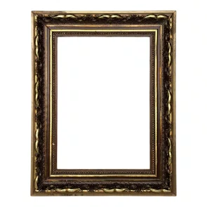 Armação de Moldura Personalizada Dourada com Gravação para Quadros e Fotos - 4x2,5