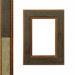 Armação de Moldura Provençal com Gravação de Bolinhas para Quadros e Fotos - 3,4x1,2 Armação de Moldura Provençal com Gravação de Bolinhas para Quadros e Fotos - 3,4x1,2