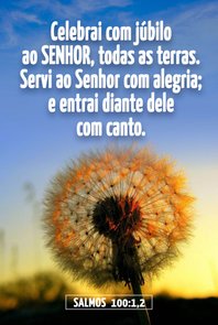 Placa Decorativa Bíblico Salmos 100:1,2 Placa Decorativa Bíblico Salmos 100:1,2