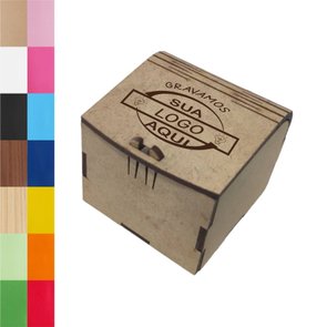 Caixinha Personalizada com Gravação a Laser ou Impressão UV em Mdf 3mm para Lembrancinha - 6x6x5cm Caixinha Personalizada com Gravação a Laser ou Impressão UV em Mdf 3mm para Lembrancinha - 6x6x5cm
