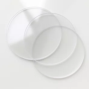 Chapa de PS Cristal 1mm Redono Transparente para Proteger Imagens