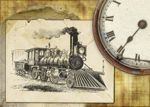 Placa Decorativa Vintage Locomotiva Placa Decorativa Vintage Locomotiva