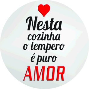 Placa Decorativa Redonda Frase Nesta Cozinha o Tempero é Puro Amor Placa Decorativa Redonda Frase Nesta Cozinha o Tempero é Puro Amor