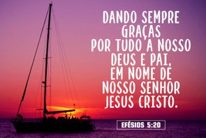 Placa Decorativa Versículo Bíblico Efésios 5:20 Placa Decorativa Versículo Bíblico Efésios 5:20