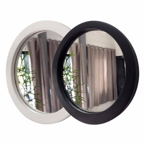 Espelho Redondo Decorativo de Parede com Moldura Laqueada Espelho Redondo Decorativo de Parede com Moldura Laqueada