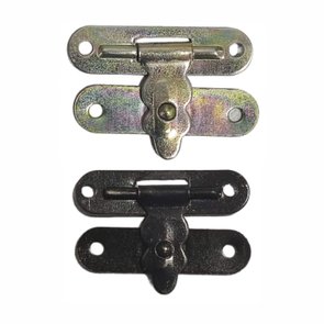 Fecho Metalico Mini para Artesanato em MDF e Madeira - Kit com 100 un Fecho Metalico Mini para Artesanato em MDF e Madeira - Kit com 100 un