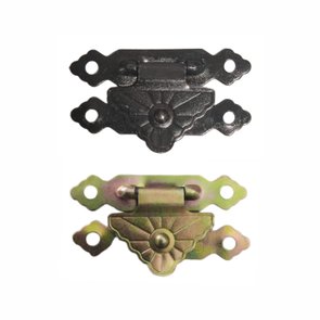 Fecho Metalico Provençal para Artesanato em MDF e Madeira - Kit com 100 un Fecho Metalico Provençal para Artesanato em MDF e Madeira - Kit com 100 un