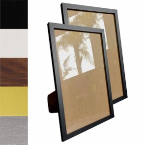 Kit 10 Porta Retratos 10x15cm com Moldura Minimalista e Acetato Mais Fundo com Suporte - 1,5x1 Kit 10 Porta Retratos 10x15cm com Moldura Minimalista e Acetato Mais Fundo com Suporte - 1,5x1