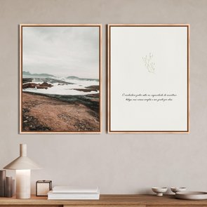 Kit 2 Quadros Em Tela Canvas Frase E Paisagem Praia Estilo Japandi Kit 2 Quadros Em Tela Canvas Frase E Paisagem Praia Estilo Japandi