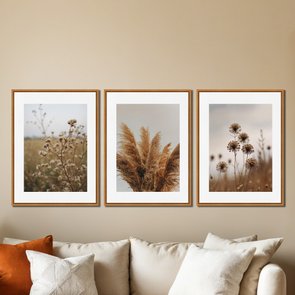 Kit 3 Quadros em Telas Canvas Natureza Minimalista Kit 3 Quadros em Telas Canvas Natureza Minimalista