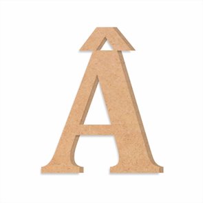 Letra Decorativa  em Mdf Cru 15mm Letra Decorativa  em Mdf Cru 15mm