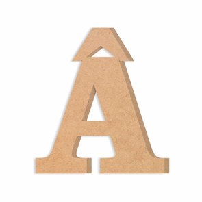 Letra Decorativa  em Mdf Cru 6mm Letra Decorativa  em Mdf Cru 6mm