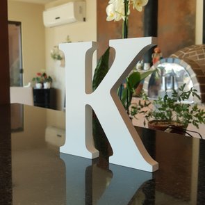 Letra Decorativa K 15cm em Mdf 15mm Letra Decorativa K 15cm em Mdf 15mm