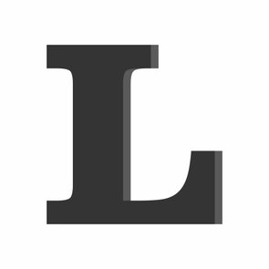 Letra Decorativa L 20cm -  6mm Letra Decorativa L 20cm -  6mm