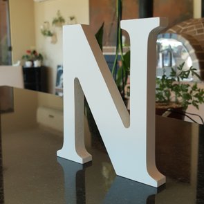 Letra Decorativa N 15cm em Mdf 15mm Letra Decorativa N 15cm em Mdf 15mm
