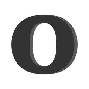 Letra Decorativa O 20cm - 6mm Letra Decorativa O 20cm - 6mm