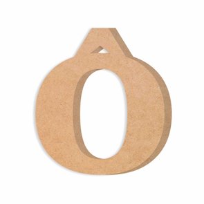 Letra Decorativa Ô em Mdf Cru 6mm Letra Decorativa Ô em Mdf Cru 6mm