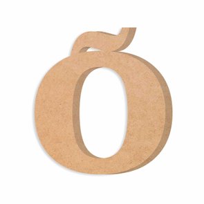Letra Decorativa Õ em Mdf Cru 6mm Letra Decorativa Õ em Mdf Cru 6mm